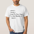 Recherche de html drôle tshirts Chemise