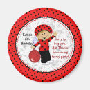 Recherche de insectes de dame magnets Rouge