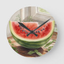 Suche nach wassermelonen wanduhren Wasserfarbe