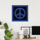 Recherche de symbole paix art Bleu