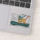 Recherche de snowboard autocollants Illustration