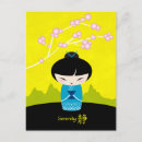 Recherche de kokeshi cartes postales Poupée