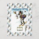 Recherche de ski alpin cartes postales Hiver