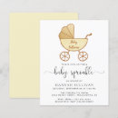 Recherche de baby carriage invitations Rétro