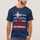 Recherche de côte est tshirts Tremblement de terre