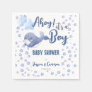 Recherche de baleine serviettes Bleu