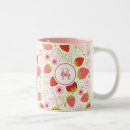 Recherche de fraise tasses Rouge