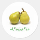 Recherche de poires autocollants Paire