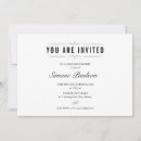 Suche nach black and white party einladungen Traditionell