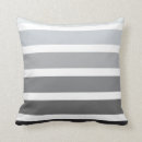 Recherche de rayures grises et blanches coussins Noir