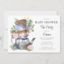 Recherche de tea shower invitations Garçon