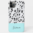 Recherche de chien noir et blanc iphone coques Taches