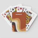 Recherche de les années 70 jeux de cartes Monogramme