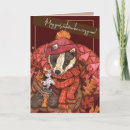 Recherche de créatures vœux cartes Illustration