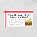 Suche nach diner visitenkarten Hamburger