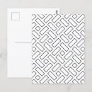 Recherche de motif cartes postales Noir et blanc