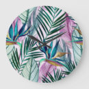 Recherche de oiseau exotique horloges Floral