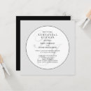 Suche nach black and white rehearsal dinner einladungen Einfach
