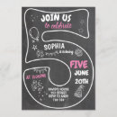 Recherche de 5ème anniversaire invitations Rose