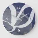 Recherche de bleu blanc horloges Moderne