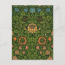 Recherche de tapisserie vintage cartes postales William morris