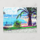 Recherche de cote d azur cartes postales Aquarelle