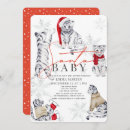 Recherche de santa claus baby shower invitations Rouge