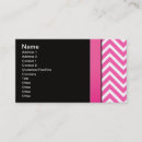 Recherche de zigzag rose cartes visite Cool