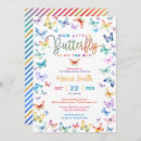 Recherche de papillon baby shower invitations Coloré