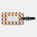 Recherche de motif des années 1960 bagages étiquettes Cru