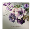 Recherche de fleur violette carreaux Carrelage décoratif