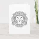 Recherche de zendoodle vœux cartes Tête de lion