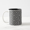 Recherche de motif grec tasses Noir