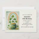 Recherche de le jour de patrick de saint invitations Trèfle