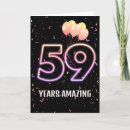 Recherche de 59 ans anniversaire cartes 59ème