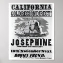 Suche nach gold rush poster Vintag