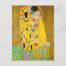 Recherche de peintures klimt cartes postales Le baiser