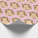 Recherche de singe papier cadeau Baby
