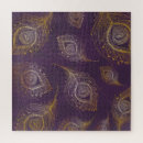 Recherche de paons puzzles Plumes