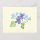 Suche nach veilchen sind blau postkarten Blume