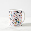 Recherche de petit oiseau rouge tasses Moderne