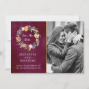 Recherche de guirlande florale invitations Couple