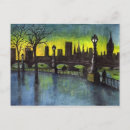 Recherche de peintures impressionnistes cartes postales Bleu