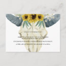 Recherche de crâne de taureau invitations Aquarelle
