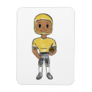 Recherche de jaune sur le noir magnets Vintage