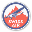 Recherche de swiss autocollants Vintage