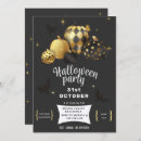 Recherche de elegant halloween invitations Noir et or