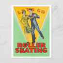 Recherche de roller skating cartes postales Vintage