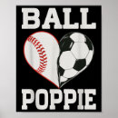 Suche nach baseball spieler poster Herz