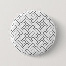 Recherche de motif noir et blanc badges Géométrique